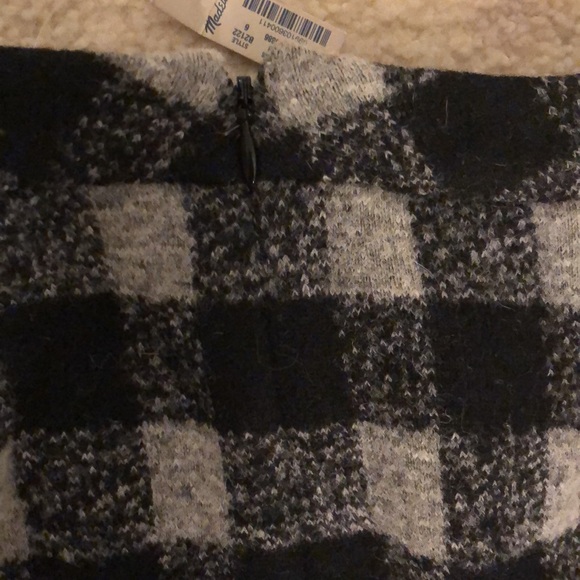 NWT Madewell Shirttail Skirt in Buffalo Plaid size 6 - Picture 4 of 7